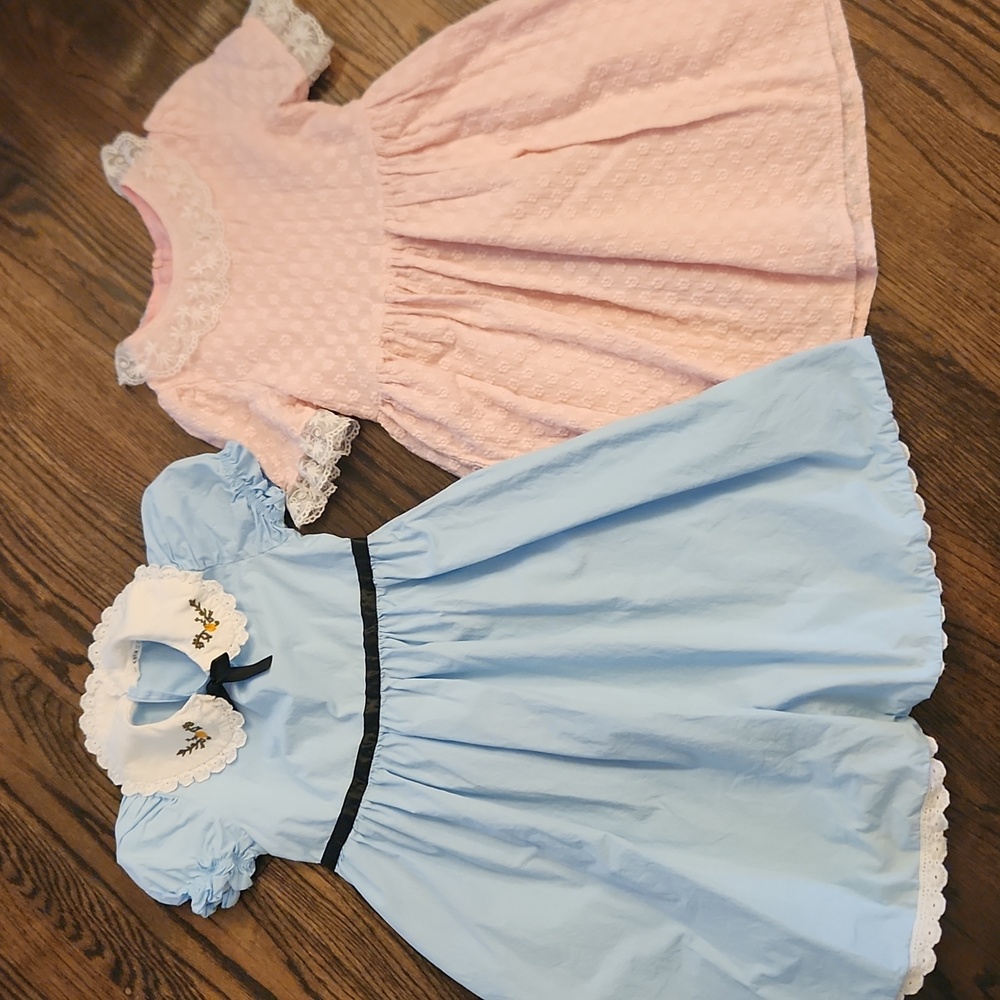 Lot of 2 Peter Pan Collar Dresses